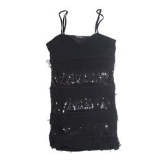 JENNIFER TAYLOR Tassel Sequin Mini Dress Black Sleeveless Short Womens UK 12 Sleeveless Sequined Summer Flapper Dress, Spring Sleeveless Flapper Dress, Sleeveless Sequined Flapper Dress For Summer, Black Sleeveless Flapper Dress For Summer, Jennifer Taylor, Mini Dress Black, Sequin Mini, Wholesale Shoes, Sequin Mini Dress