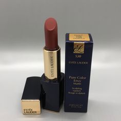 New Estee Lauder Pure Color Envy Matte Sculpting Lipstick 130 Desirous Mom Makeup, Estee Lauder Lipstick, Estee Lauder Pure Color Envy, Makeup For Moms, Estee Lauder Makeup, Estee Lauder, Makeup Lipstick, Pure Color, Womens Makeup