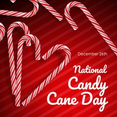 the national candy cane day poster