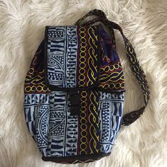 Nice Comfortable Material For Everyday Use, Cool Print, Never Used 18” Length 14”Width Festival Rectangular Bag With Adjustable Straps, Bohemian Everyday Backpack With Adjustable Strap, Bohemian School Bag With Adjustable Strap, Bohemian Festival Bags With Adjustable Straps, Festival Backpack With Adjustable Strap, Anthropologie Bags, Anthropologie, Bag Lady, Backpacks