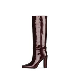 Shop Burgundy Mirror Block Heel Tall Boots Fall Knee High Boots with Square Toe color Burgundy for Music Festival, Night Club, Party, Work with worldwide Free shipping & Free return. Burgundy Heeled Boots For Fall Party, Fall Burgundy Heeled Boots For Party, Burgundy Heeled Boots For Party In Fall, Burgundy Boots For Office Wear In Fall, Chic Burgundy Heeled Boots For Parties, Burgundy Boots For Office Use In Fall, Fall Party Burgundy Heeled Boots, Purple Formal Boots For Fall, Elegant Burgundy Heeled Boots For Winter