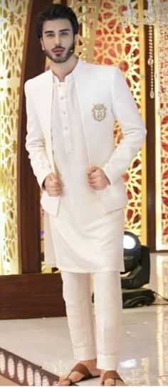 4 Sadri Kurta For Men New, Imran Abbas Kurta Pajama, Kurta For Engagement For Men, White Nehru Jacket For Wedding And Festivals, White Kurta For Groom At Festivals, White Traditional Wear For Groom At Festivals, White Nehru Jacket With Dabka For Groom, Festive White Groom's Set, Festive White Sets For Groom