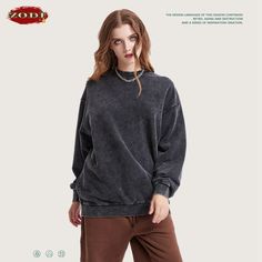 Experience comfort and style with the ZODF Washed Cotton Kintted Oversized Sweatshirt. Crafted with luxuriously soft cotton, this sweatshirt promises all-day comfort and breathability. An oversized silhouette and fashionable color give you an effortlessly cool look. Add this stylish sweatshirt to your wardrobe for a timelessly classic look. Washed Black Relaxed Fit Sweatshirt For Loungewear, Relaxed Fit Washed Black Sweatshirt For Loungewear, Oversized Washed Black Sweater For Streetwear, Washed Black Long Sleeve Sweatshirt For Loungewear, Washed Black Long Sleeve Loungewear Sweatshirt, Washed Black Relaxed Fit Long Sleeve Sweatshirt, Oversized Long Sleeve Sweater In Washed Black, Oversized Comfortable Black Sweater, Oversized Comfortable Sweater For Streetwear