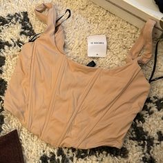 Tan Peach Color. Corset Top With Piping. Too Big For Me. Beige Crop Top For Spring Night Out, Beige Crop Top For Night Out In Spring, Fitted Neutral Crop Top For Spring, Trendy Beige Summer Crop Top, Fitted Neutral Crop Top For Summer, Forever 21 Beige Summer Tops, Fitted Beige Trendy Crop Top, Trendy Fitted Beige Crop Top, Trendy Beige Fitted Crop Top