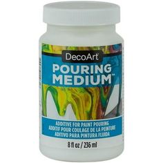 decoart pouring medium paint, white