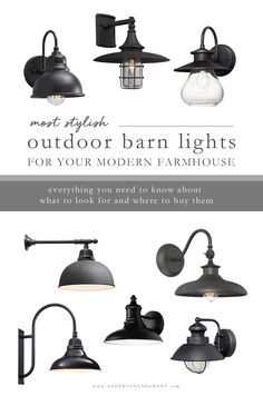 outdoor barn lights for your modern farmhouse house, everything you need to know about what to look and where to buy them