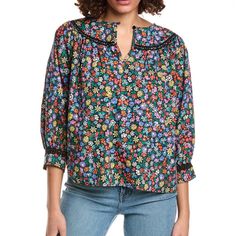 This Stunning Johnny Was Risa Poplin Blouse Is Perfect For Any Casual Occasion. Made From 100% Cotton, This Top Is Comfortable And Stylish. The Vibrant Mti Multi Color Adds A Pop Of Fun To Any Outfit. With A Regular Size Type, It's Easy To Find The Perfect Fit. This Traditional Woven Top Is A Must-Have For Any Woman's Wardrobe. The Blouse Is New With Tags, Making It A Great Addition To Any Collection. Made In China, It's The Perfect Blend Of Trendy And Classic. Vintage Lovers Will Appreciate The Spring Daywear Multicolor Blouse, Spring Multicolor Daywear Blouse, Spring Multicolor Blouse For Daywear, Multicolor Spring Blouse For Daywear, Relaxed Fit Multicolor Tops For Work, Multicolor Cotton Tops For Work, Multicolor Cotton Workwear Tops, Yellow Floral Print Blouse For Work, Multicolor Floral Print Tops For Daywear