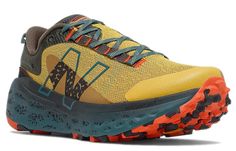 New Balance Fresh Foam X More Trail v2 'Harvest Gold Mountain Teal' MTMORLH2 Cushioned Running Shoes, Kicks Shoes, Mens Trail Running Shoes, New Balance Fresh Foam, New Balance Men, Trail Shoes, New Balance Shoes, Sneakers Men Fashion, Trail Running Shoes