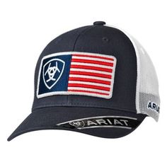 Ariat Men's USA Flag Patch Navy Baseball Cap, 1517603 Mens Cap, Mens Hats Baseball, Twisted X Boots, Western Wear Outfits, Mens Hat, Men's Baseball Cap, Black Snapback, Jeans Boots, Flag Patches