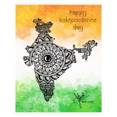 Independence Day Drawing Ideas India, Indian Mandala Art, Flag Mandala Art, Canvas Painting Mandala Art, Indian Independence Day Drawing Ideas, Independence Day Sketch, Independence Day Art, Indian Map Drawing, Independent Day Mandala Art