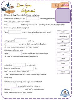 an english language worksheet with the words and phrases for children to use in their writing