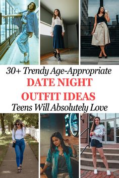 Discover 30+ trendy age-appropriate date night outfit ideas that teens will love! From cute dresses and stylish jumpsuits to chic jeans and fun accessories, find the perfect look for any outing. #TeenFashion #DateNightOutfits #TrendyLooks Night Outfit Ideas, Chic Jeans, Stylish Jumpsuit, Fun Accessories, Classy And Fabulous