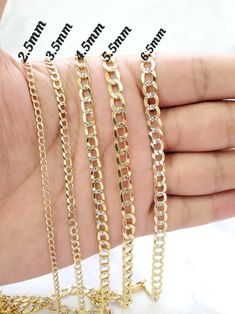 Real 10K Two Tone Pave Yellow and White Gold Diamond Cut - Etsy Serbia Mens Gold Chain Necklace, Chain Necklace For Men, Cuban Link Necklace, Sparkle Bracelet, Gold Stock, Beach Anklets, Real Gold Jewelry, Gold Armband, Wedding Jewellery Necklace