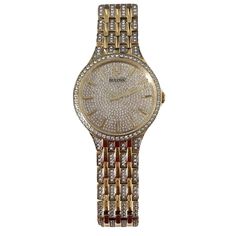 Watch Swarovski, Accessories Watches, Swarovski Crystals, Wrist Watch, Jewelry Watches, Stainless Steel, Crystals, Best Deals, Gold