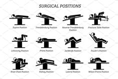 the different types of medical positions for people to use in their home or office area