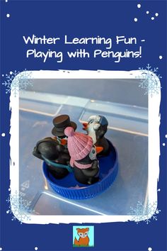 an image of a penguin playing with penguins in winter learning fun for toddlers and older children