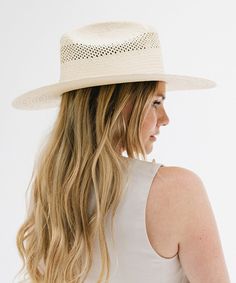 Clark is a modern take on an approachable western style with a cattleman crown. Crafted from hand woven paper straw this style features a venting pattern in the crown to keep the head cool all summer long. The tonal leather band is attached and serves as a sleek finish. Make it a look + shop western inspired hat bands HERE! Classic Hat Bands For Ranch In Spring, Classic Hat Bands For Spring Ranch, Western Braided Hats For Spring, Natural Color Panama Hat For Spring Ranch, Natural Panama Hat For Spring Ranch Occasion, Flat Brim Panama Hat For Spring Ranch, Spring Panama Hat For Ranch, Spring Flat Brim Panama Hat For Ranch, Western Braided Panama Hat For Spring