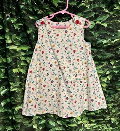 Sleeveless Sun Dress Spring Ivory Red Floral Girls 4 Dress Spring, Diy Baby, Dress Picture, Sun Dress, Brands Outlet, Spring Dresses, Diy Baby Stuff, Red Floral, Baby Stuff