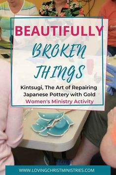 Broken Pottery Ideas, Christian Crafts Women's Ministry, Womens Group Activities, Womens Retreat Themes, Retreat Planning, Retreat Activities, Church Library, Christian Retreat, Retreat Themes