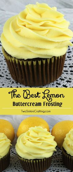 the best lemon buttercream frosting for cupcakes