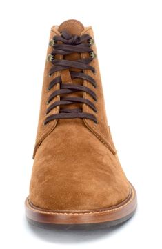 A supple suede finish offers modern appeal on a lace-up boot featuring arch support and footbed padding for long-lasting wear. Leather upper and lining/leather and rubber sole Imported Danner Mountain Light Boot, Arch Support, Lace Up Boots, Boots Men, Hiking Boots, Rubber Sole, Leather Upper, Arch, Size 12