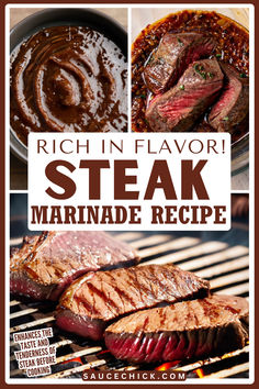 Steak Marinade Recipe Steak Seasoning Recipes Easy, Tenderizing Steak Marinade Recipes, Season Steak Recipes, Sauteed Steak