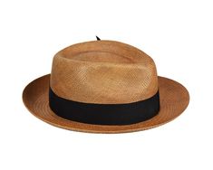 Tessier Panama Fedora Classic Brown Summer Top Hat, Classic Tan Flat Brim Hat, Brown Short Brim Top Hat For Summer, Brown Summer Top Hat With Short Brim, Classic Handmade Hats With Curved Brim, Classic Brown Handmade Hat, Classic Handmade Hat With Flat Brim, Handmade Classic Hat With Curved Brim, Classic Handmade Wide Brim Hats