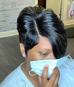 Short Quick Weave Hairstyles, Short Quick Weave, Short Black Haircuts, Sleek Short Hair, Short Weave Hairstyles, Short Haircuts For Black Women, Black Women Short Hairstyles