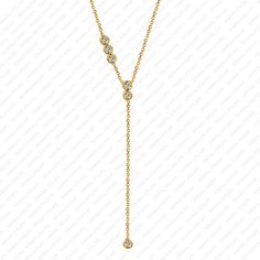 Y Lariat Long Chain One Drop Diamond Necklace, Bezel Set Moissanite Wedding Necklace Bridal Jewelry, (also available in yellow Gold, Rose Gold, White Gold) Necklace length 16" jampering 1(Can be resized and charges apply) ✦ Gemstone :Moissanite ✦ Total Weight : 0.30ct  Approx.  ✦ Size: : 2.4 mm  Approx.  ✦ Drop length: 7 cm  ✦ Cut: Round ✦ Chain style: Curb ✦ Color: Colourless ✦ Clarity: VVS ✦ Gemstone :Lab grown Diamond ✦ Total Weight : 0.30ct  Approx.  ✦ Size: :2.4 mm  Approx.  ✦ Drop length: Y Shaped Necklace, Diamond Drop Necklace, Necklace Bridal, White Gold Chains, Eco Friendly Jewelry, White Gold Necklaces, One Drop, Wedding Jewellery Necklace, Minimalist Necklace