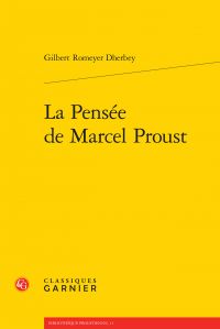 a yellow book cover with the words la mathes de marel proust on it