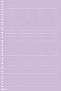 a purple lined paper with white dots on the bottom and one line in the middle