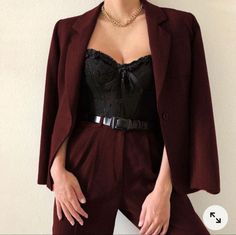 Corset Outfit, Woman Suit Fashion, Prom Outfits, Clothing Pieces, Fancy Outfits, Suit Fashion