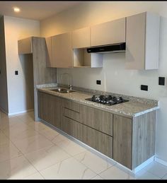 the kitchen is clean and ready for us to use in its new owner's home