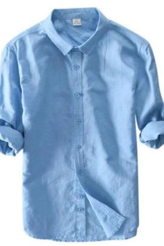 casual Shirt women's fashion Solid Cotton Slim Fit T-shirt, Classic Cotton Button-up T-shirt, Spring Cotton Dress Shirt With Short Sleeves, Light Blue Slim Fit Shirt For Spring, Light Blue Shirt With Casual Collar For Spring, Slim Fit Cotton Shirt With Spread Collar, Slim Fit Shirt With Spread Collar For Summer, Slim Fit Plain Cotton Tops, Slim Fit Cotton Plain Tops