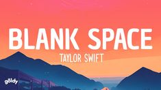 the title for blank space is shown with mountains in the background and an orange sky