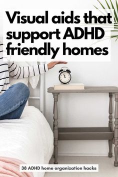 ADHD Home Organization Tips, Ideas & Life Hacks — Minimize My Mess Storage Ideas For Small Rooms, Home Organisation, Visual Aids, Storage Hacks, Organizing Ideas