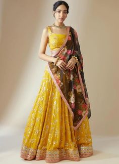 Introducing our collection of Indian ensembles, designed for every memorable moment. Explore our offerings, including attire for the joyful Haldi ceremony, graceful Bridesmaids' Lehenga Choli, intricate Mehendi ensembles, enchanting Engagement Ceremony Lehenga Choli, rhythmic Sangeet Ceremony Lehenga Choli, traditional Tilak/Sagan Ceremony outfits, radiant Haldi Ceremony Lehenga Choli, sophisticated Reception Lehenga Choli, heartfelt Blessing Ceremony ensembles, and opulent Indian wedding attire Yellow Cutdana Lehenga For Eid, Yellow Sharara With Dupatta For Navratri, Eid Yellow Lehenga With Cutdana Details, Navratri Yellow Sharara With Dupatta, Yellow Floor-length Salwar Kameez With Sheer Dupatta, Yellow Sharara With Dupatta For Festivals, Unstitched Yellow Choli For Festivals, Yellow Semi-stitched Choli With Cutdana, Yellow Lehenga With Resham Embroidery For Eid