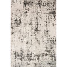 an abstract rug with black and white colors