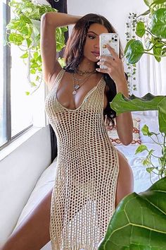 Beach Days Crochet Swim Cover Up - Taupe | Fashion Nova Crochet Bathing Suit Cover, Crochet Beach Cover Up, Crochet Bathing Suits, Taupe Fashion, Crochet Swim, Bathing Suit Covers, Swim Cover, Womens Loungewear, Beach Days