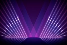 an abstract purple background with bright lights and beams in the center, on top of a dark