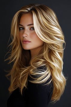 Dark Blonde Dreams: 20 Stunning Hair Color Ideas to Inspire Your Next Look From Light Brown To Blonde Hair, Blond Hair Dark Highlights, Darker Hair For Blondes, Cowboy Blonde Hair, Light Brown And Blonde Highlights, Highlights For Dark Blonde Hair, Blonde Hair With Dark Highlights, Cool Tone Brown Hair With Highlights, Blonde With Light Brown Lowlights