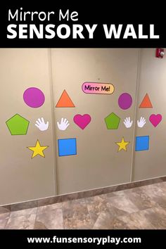 Sensory wall decals Sensory Hallway, Mirror Me, I Am Game, Wall Mirror