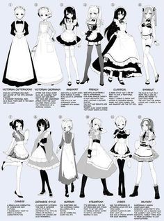 an anime character's guide to dress up as maides for the upcoming movie