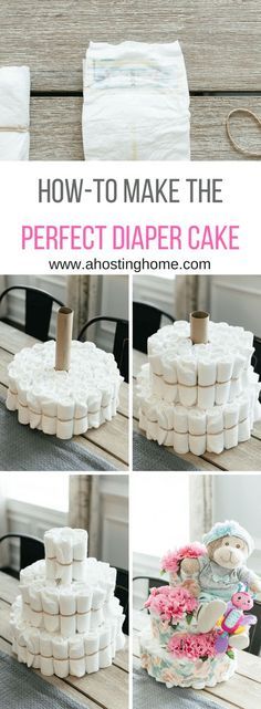 how to make the perfect diaper cake