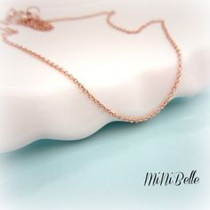 "Welcome to my Etsy Shop! Here I have a beautiful rose gold curb chain. This chain is the perfect layering necklace to add to your collection. It is perfect for everyday to wear all by itself or paired with other necklaces. It is simple and dainty! Picture #6 shows the necklace paired with the lovely gold lace chain :) details are as follows: Curb chain is rose gold filled not plated! 1.2mm curb chain Chain is finished with spring ring clasp closure :0) Don't know what size to choose?? Best way Delicate Rose Gold Cable Chain Necklace, Delicate Rose Gold Necklace With Cable Chain, Rose Gold Minimalist Cable Chain Necklace, Minimalist Rose Gold Cable Chain Necklace, Delicate Rose Gold Chain Necklace, Minimalist Rose Gold Necklace With Cable Chain, Rose Gold Cable Chain Necklace As Gift, Dainty Rose Gold Cable Chain Necklace, Rose Gold Cable Chain Necklace Gift