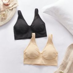 Stay comfy and supported at home with The One Bra, now with an improved fit! Shop now. The One, At Home, Shop Now, Bra, Black