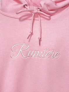 Embroidered Lettering Great Quality Fits True to Size Soft Fleece Hoodie Comfy Fit Hoodies Pink, Pink Hoodies, Embroidered Lettering, Pink Embroidery, Christmas Vibes, Small Light, Pink Hoodie, Comfy Fits, Rumi