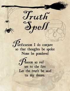 a poem written on parchment paper with a skull and a spider hanging from it's web