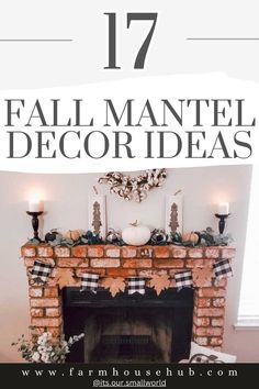 Fall Mantel Decor Fall Mantel Decorating Ideas, Mantel Decorating Ideas