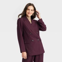 Versatile Fall Office Wear Blazer, Versatile Office Blazer For Fall, Tailored Versatile Fall Blazer, Fitted Notch Lapel Versatile Blazer, Tailored Versatile Blazer For Work, Tailored Versatile Workwear Blazer, Versatile Blazer With Button Closure For Work, Versatile Blazer For Workwear, Womens Tailored Suit